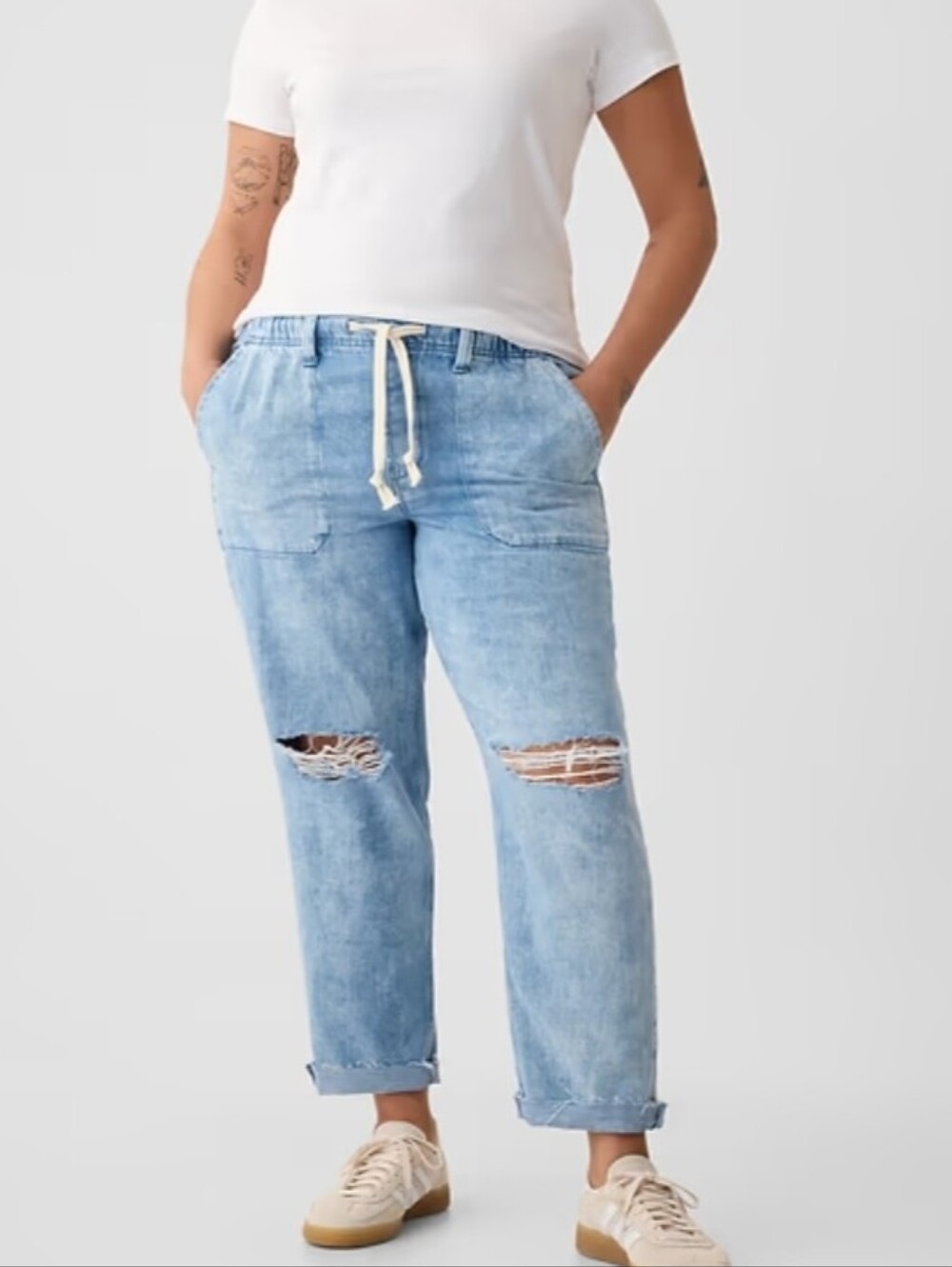 Gap Easy Denim Utility Jeans - Picture 3 of 8